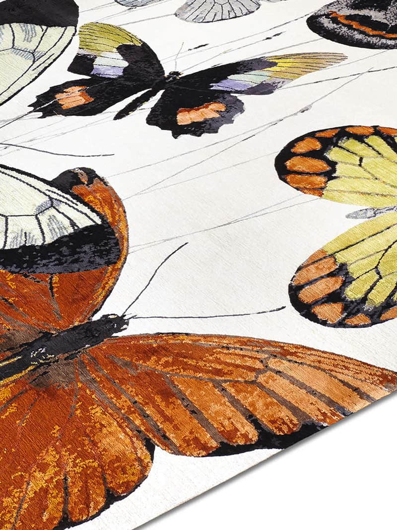 Butterfly Luxury Handmade Rug