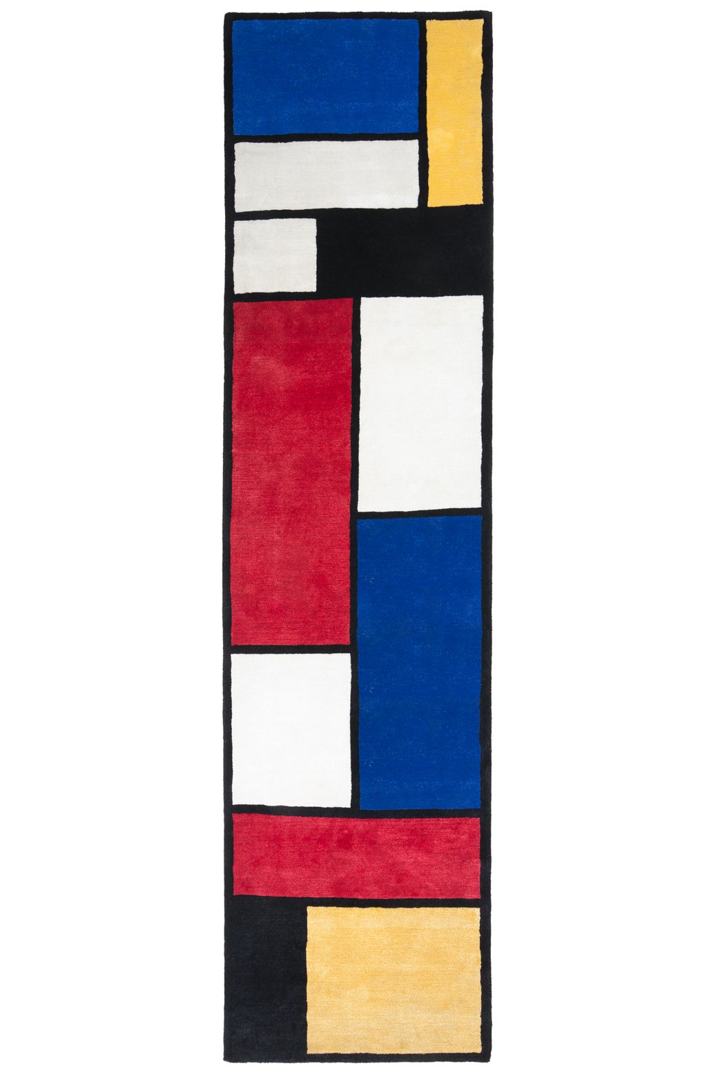 Mondrian Runner Designer Handmade Rug