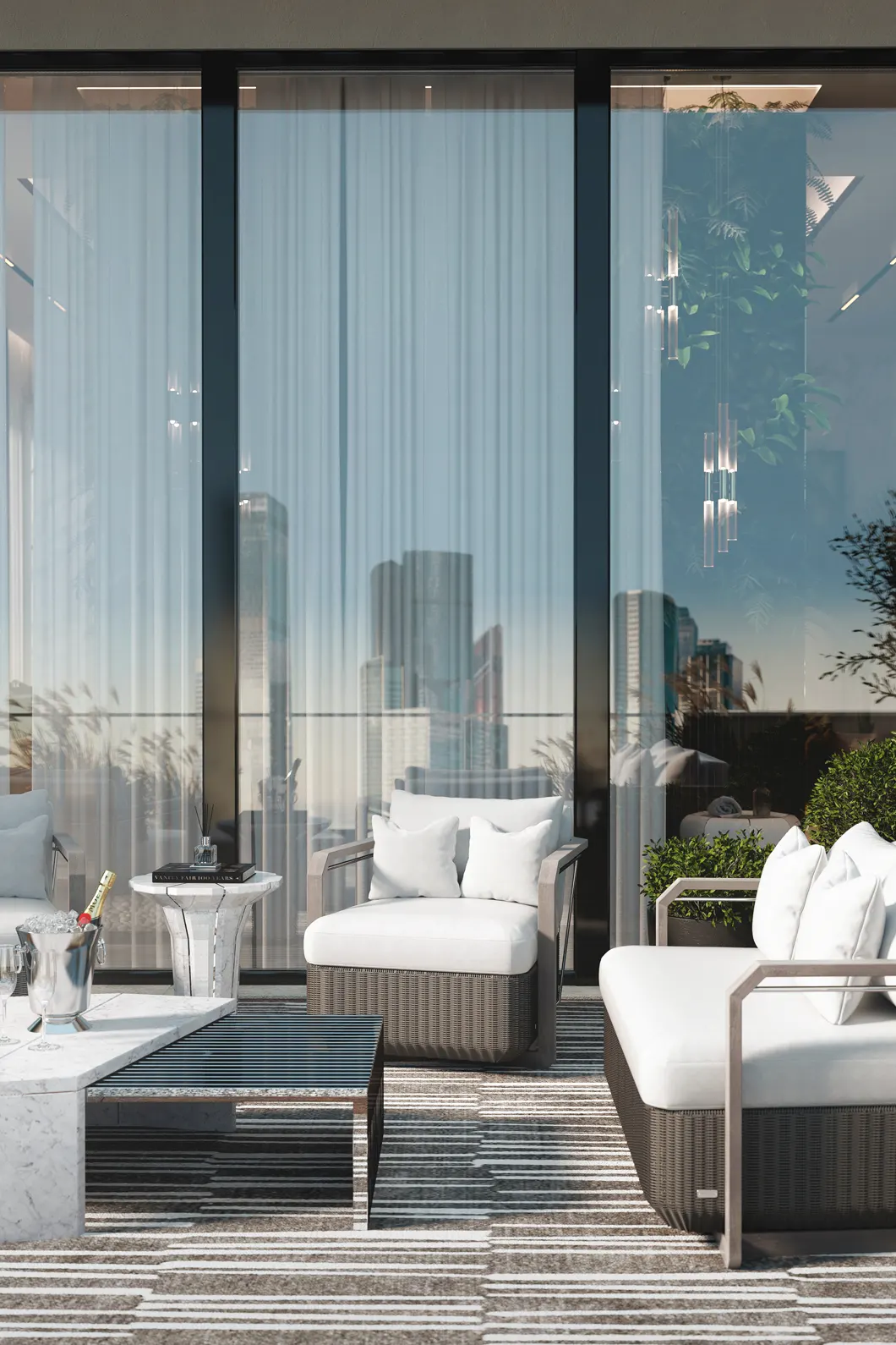 Heritage Grey Two-Seat Sofa - 2