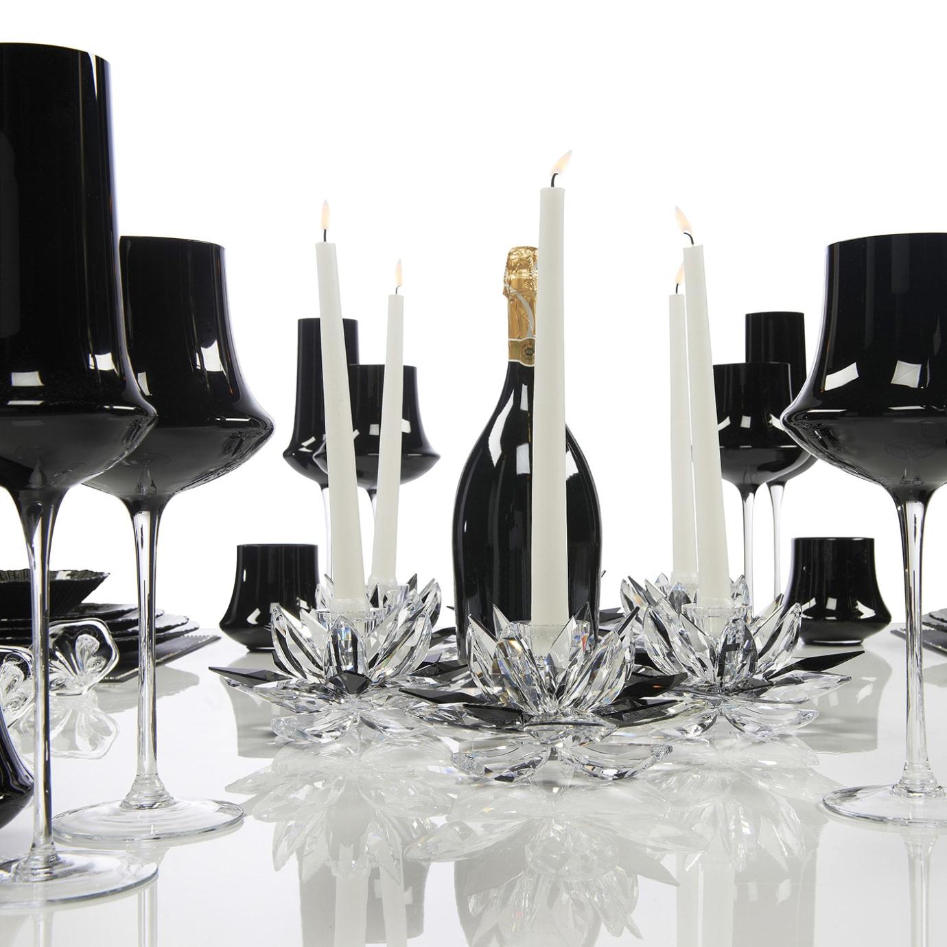 Lotus Crystal Candle Holder