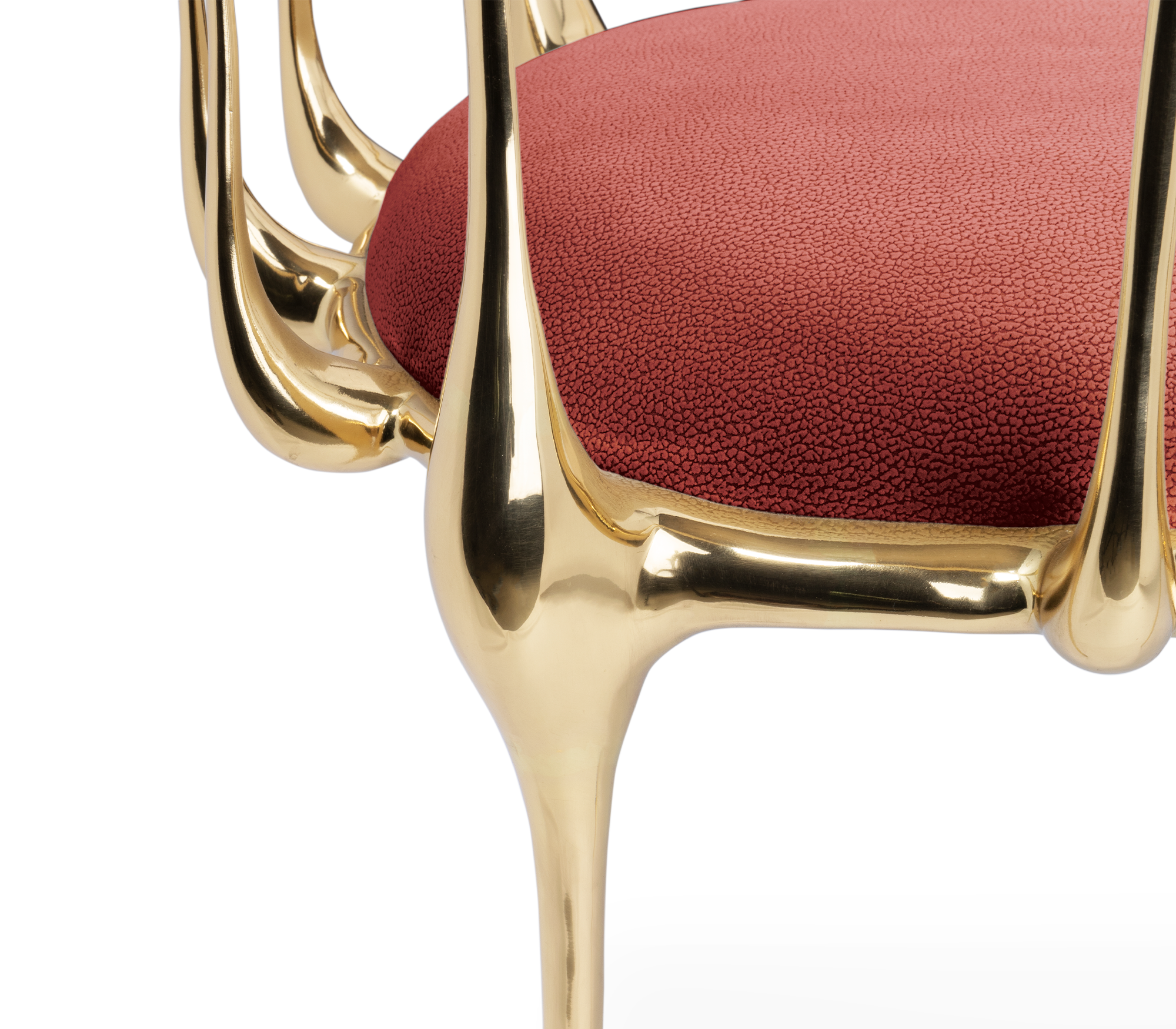 Burgundy Luxe Chair