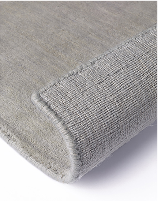 Plain Hand Woven Wool Vetiver Rug ☞ Size: 160 x 230 cm