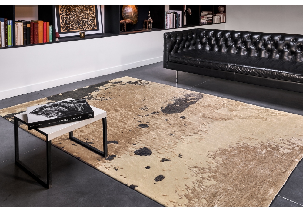 Wool / Viscose Hand-Knotted Rug