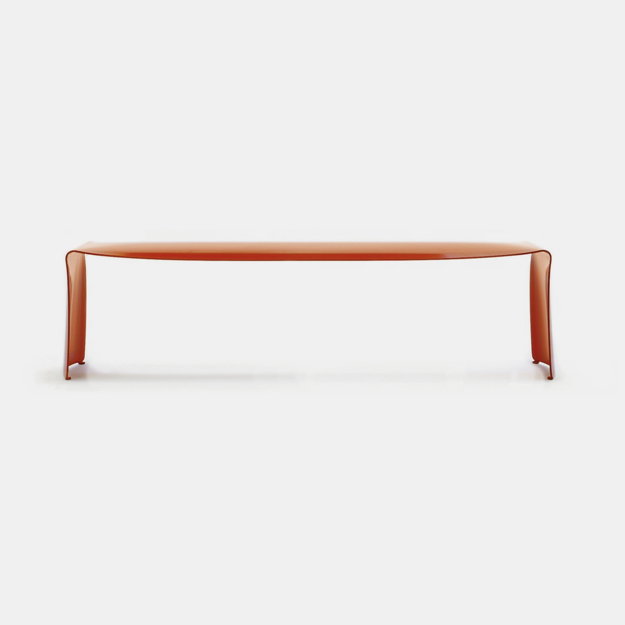 Le Banc Bench ☞ Color: Gloss Painted Red X063 ☞ Dimensions: Length 120 cm