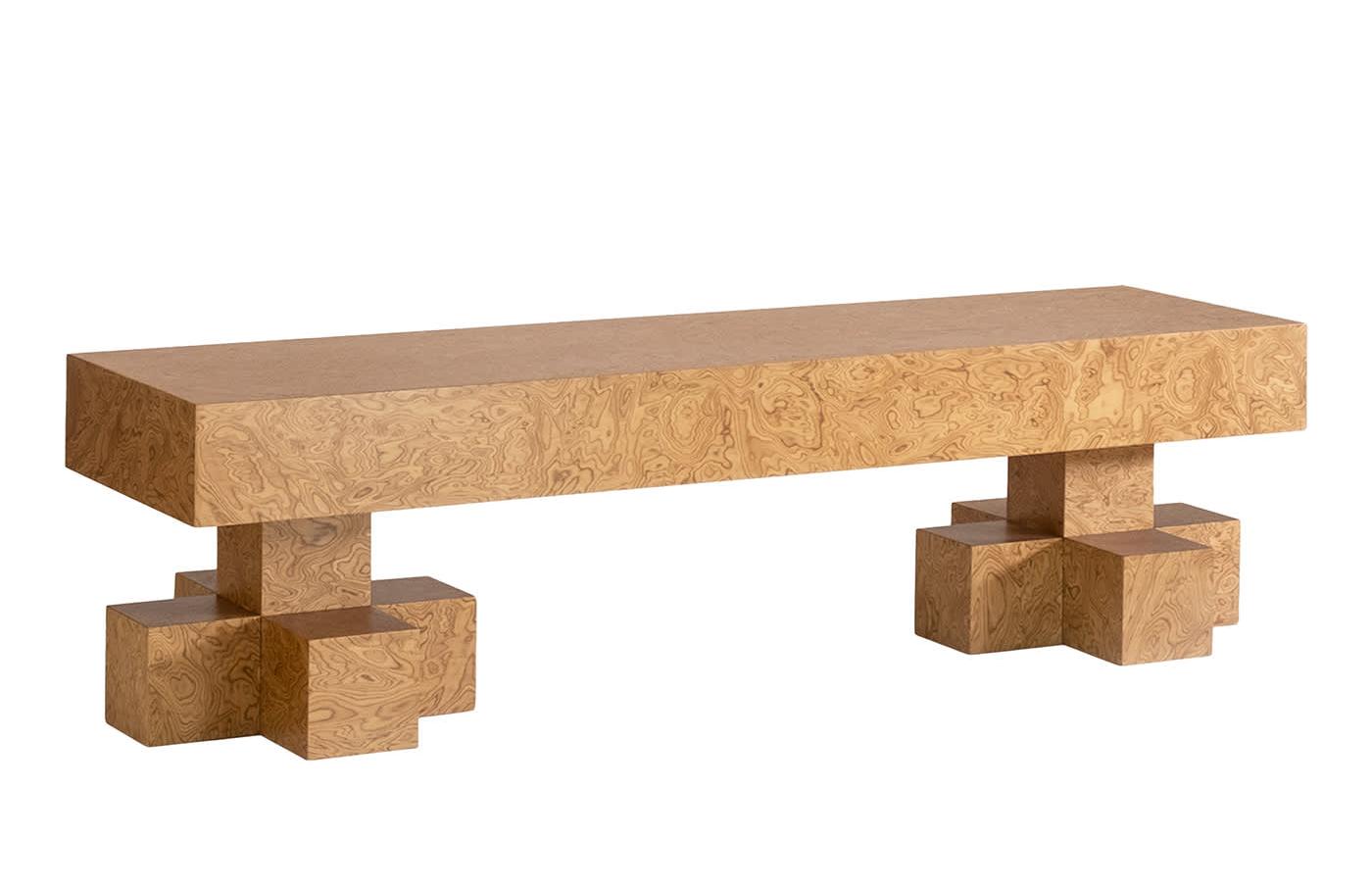 Minimalist Wooden Bench