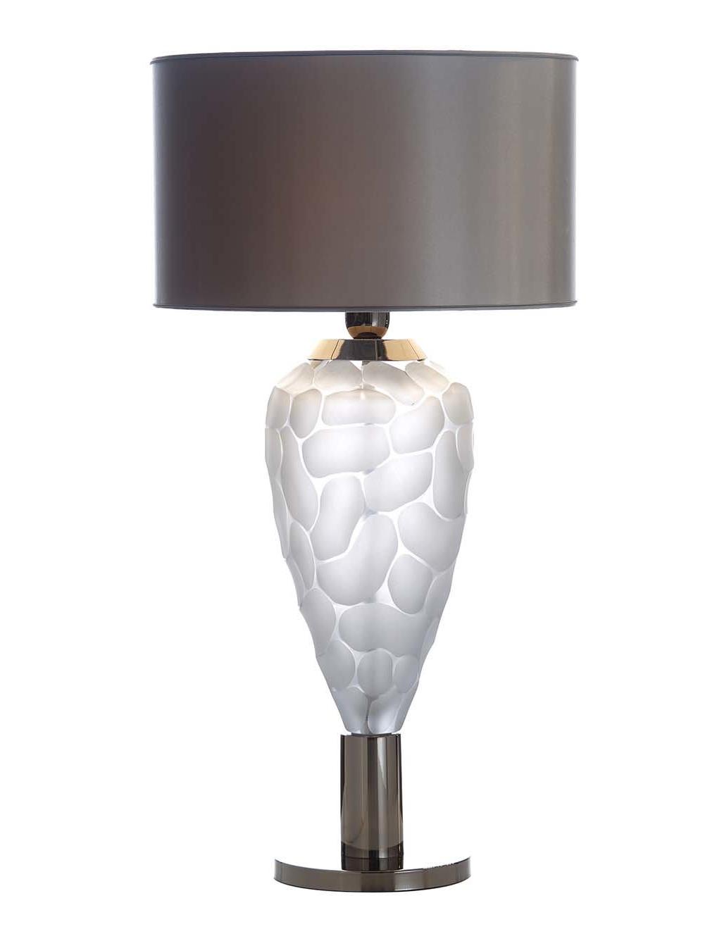 Florentine Grey Crystal Table Lamp