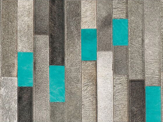 Ridgeville Cowhide Handwoven Rug