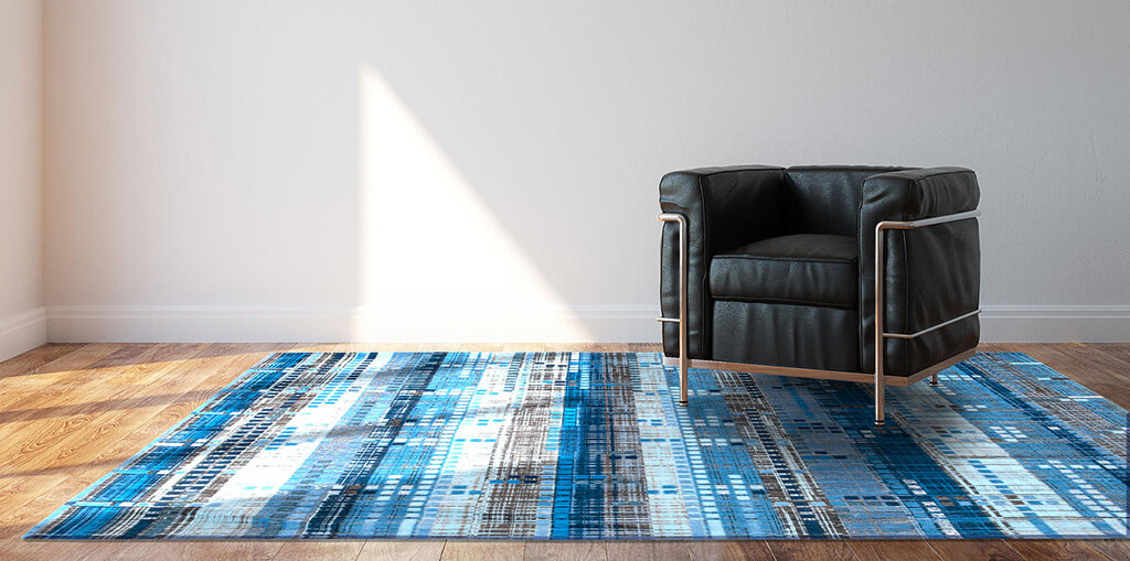 Blue Avenue Premium Rug