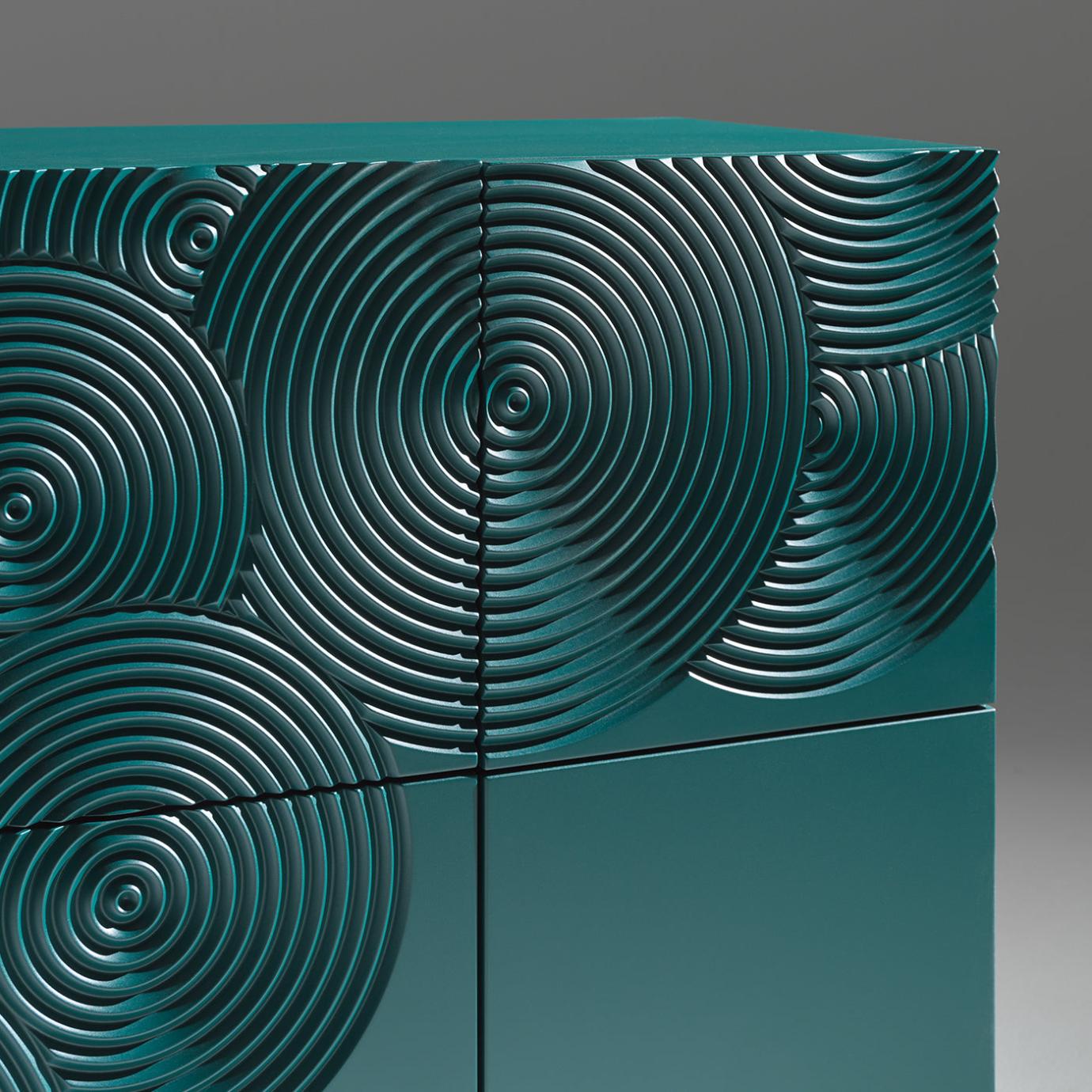 Contemporary Blue Sideboard