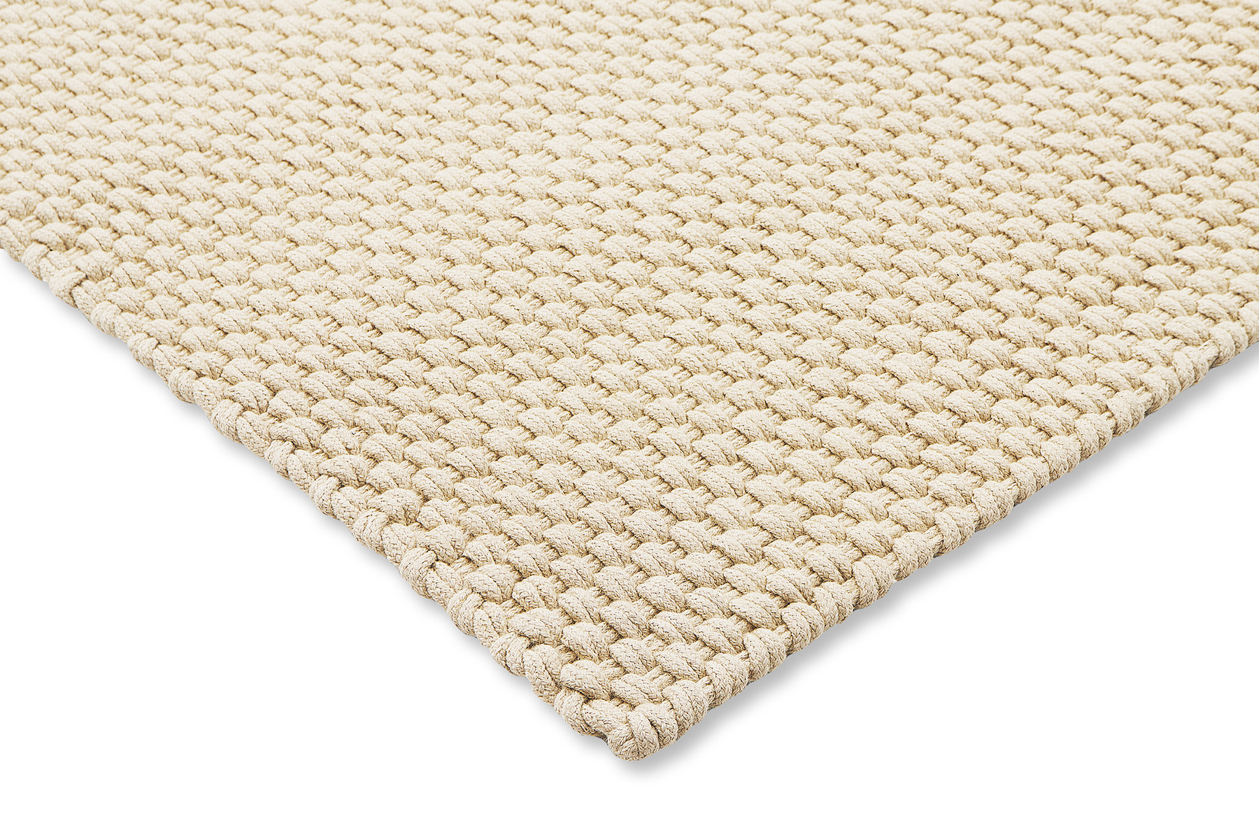 White / Sand Outdoor Handwoven Rug