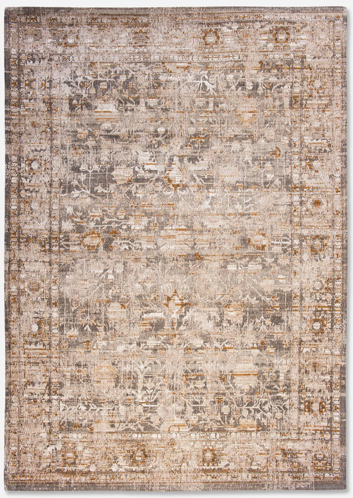 Flatwoven Vintage Jacquard Grey Rug