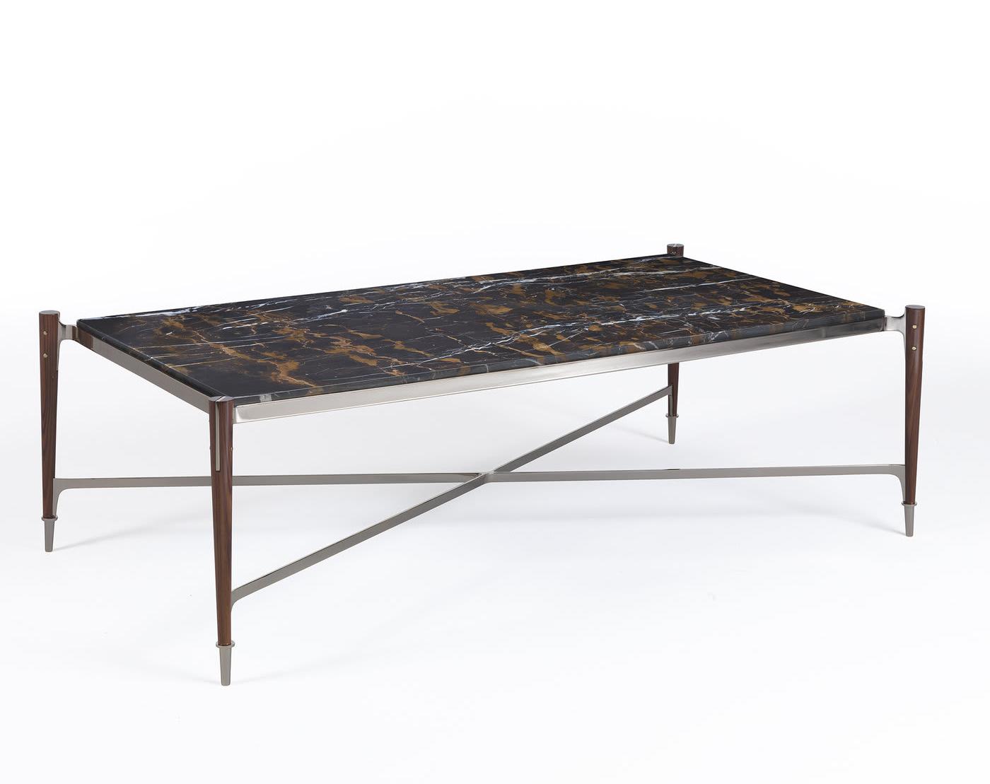 Coffee Table With Dark Marble Top