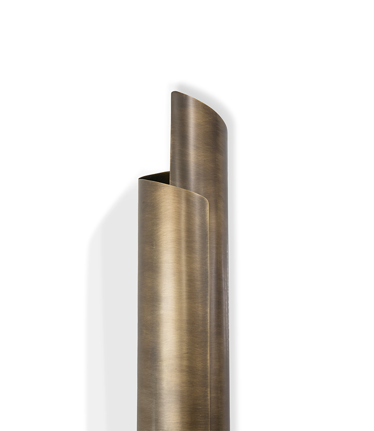 Aged Brass Wall Light