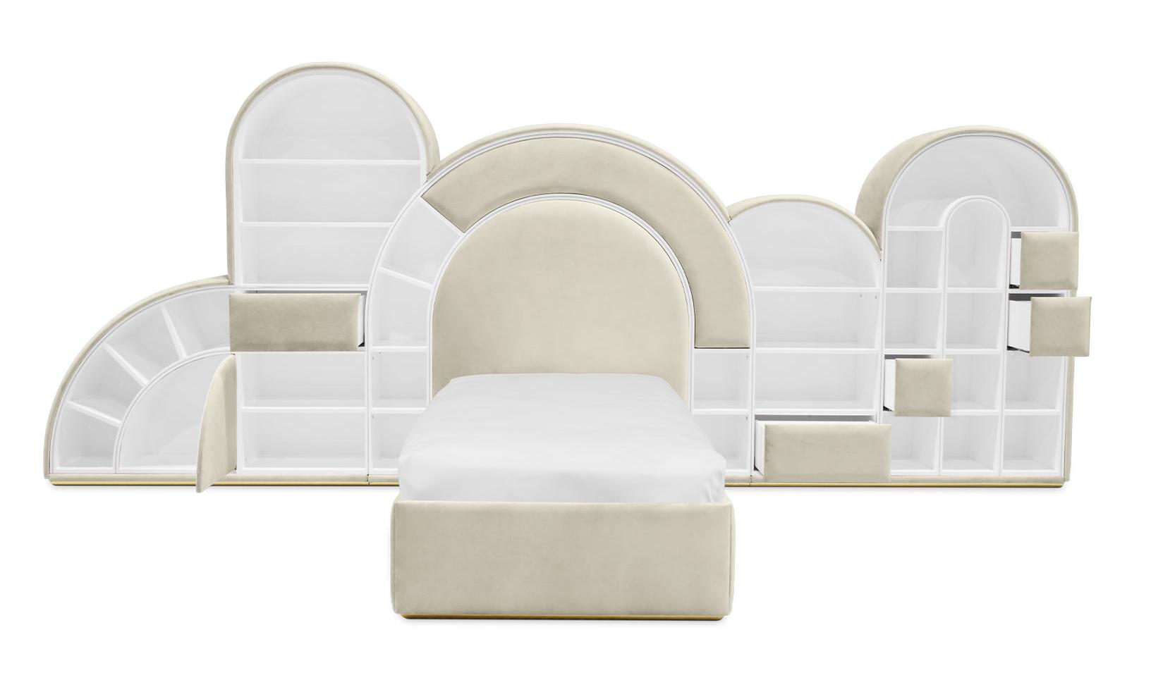 Bubblegum Marshmallow Cream Bed