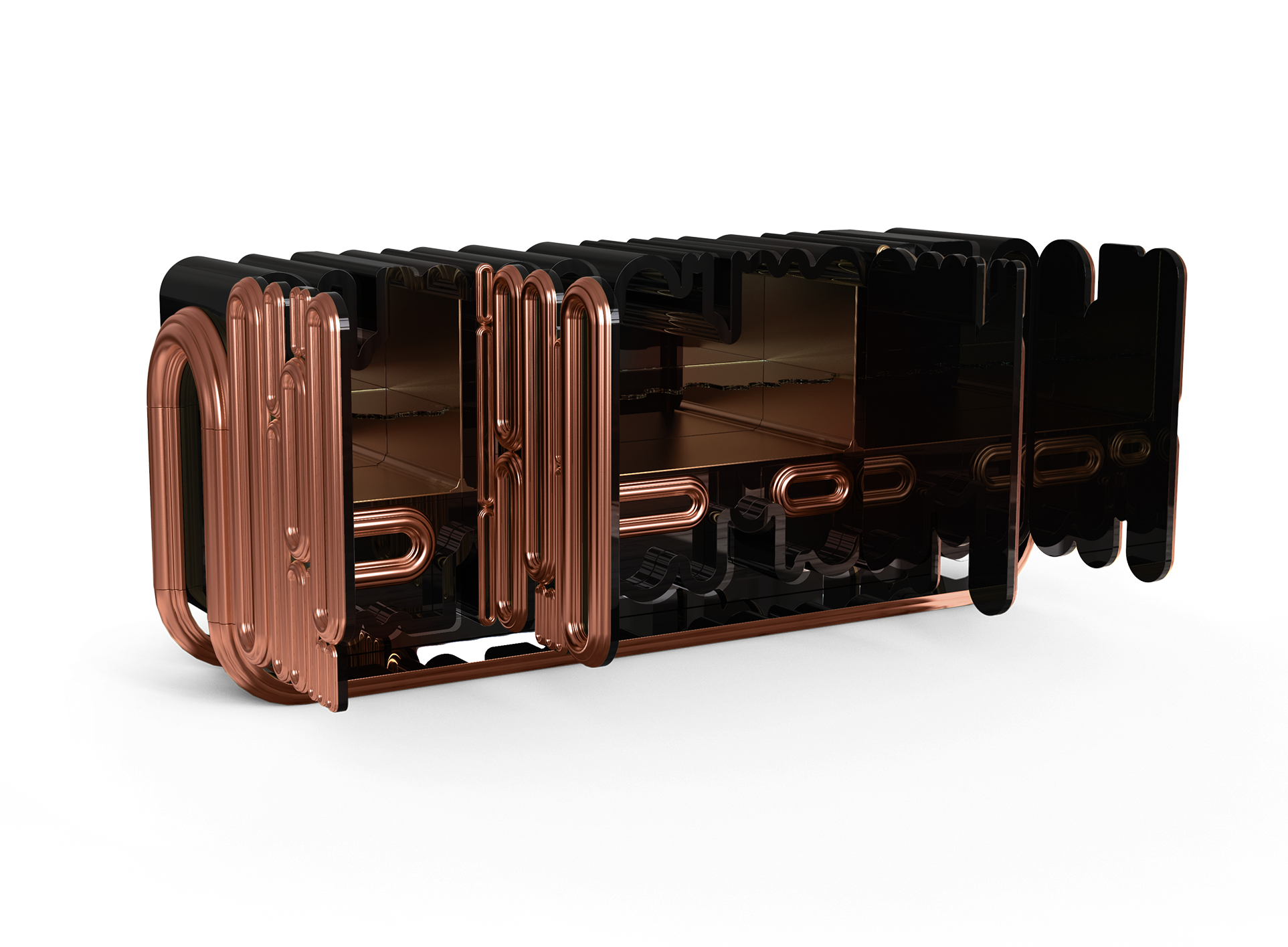 Ellipse Copper Sideboard