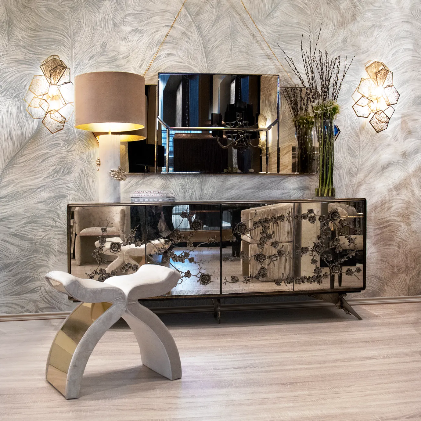 Mirage Aged Mirror Cabinet