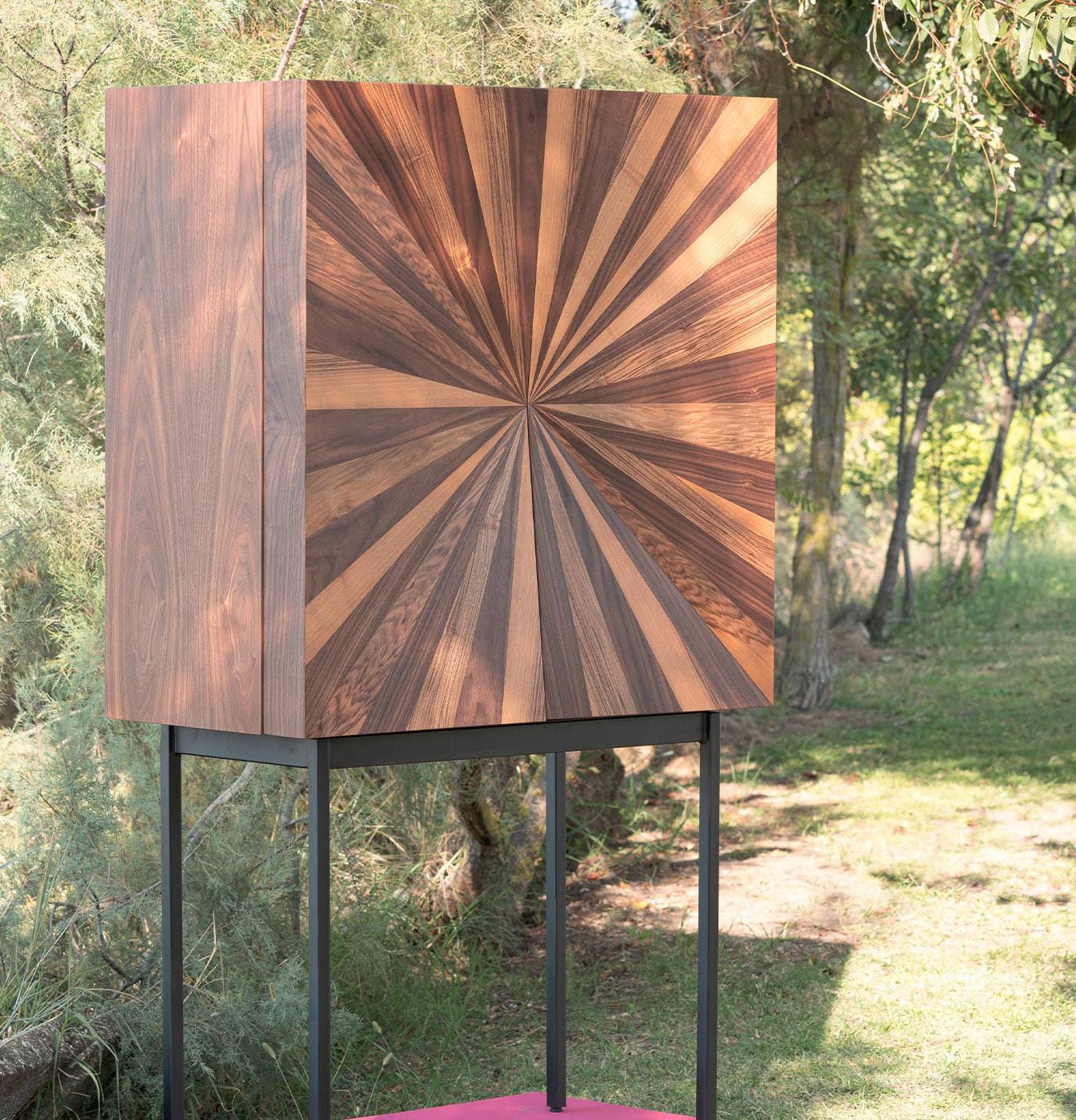 Veneered Wood Cabinet