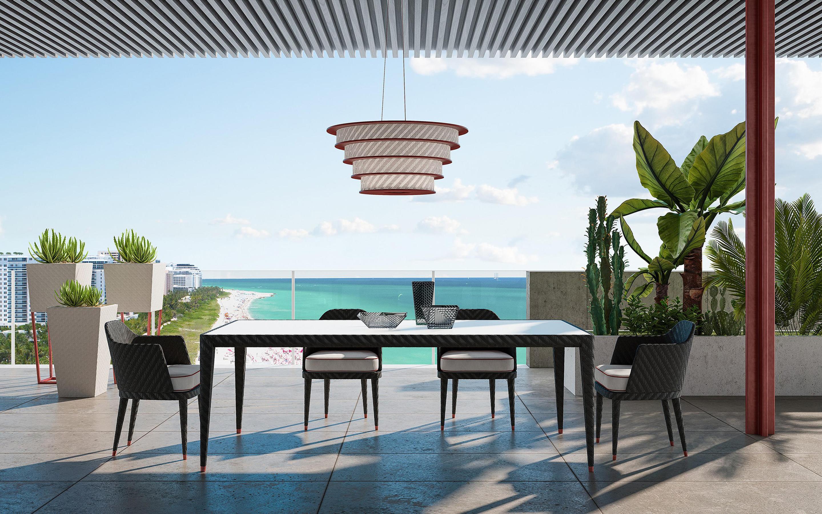 Italian Small Outdoor Pendant Light