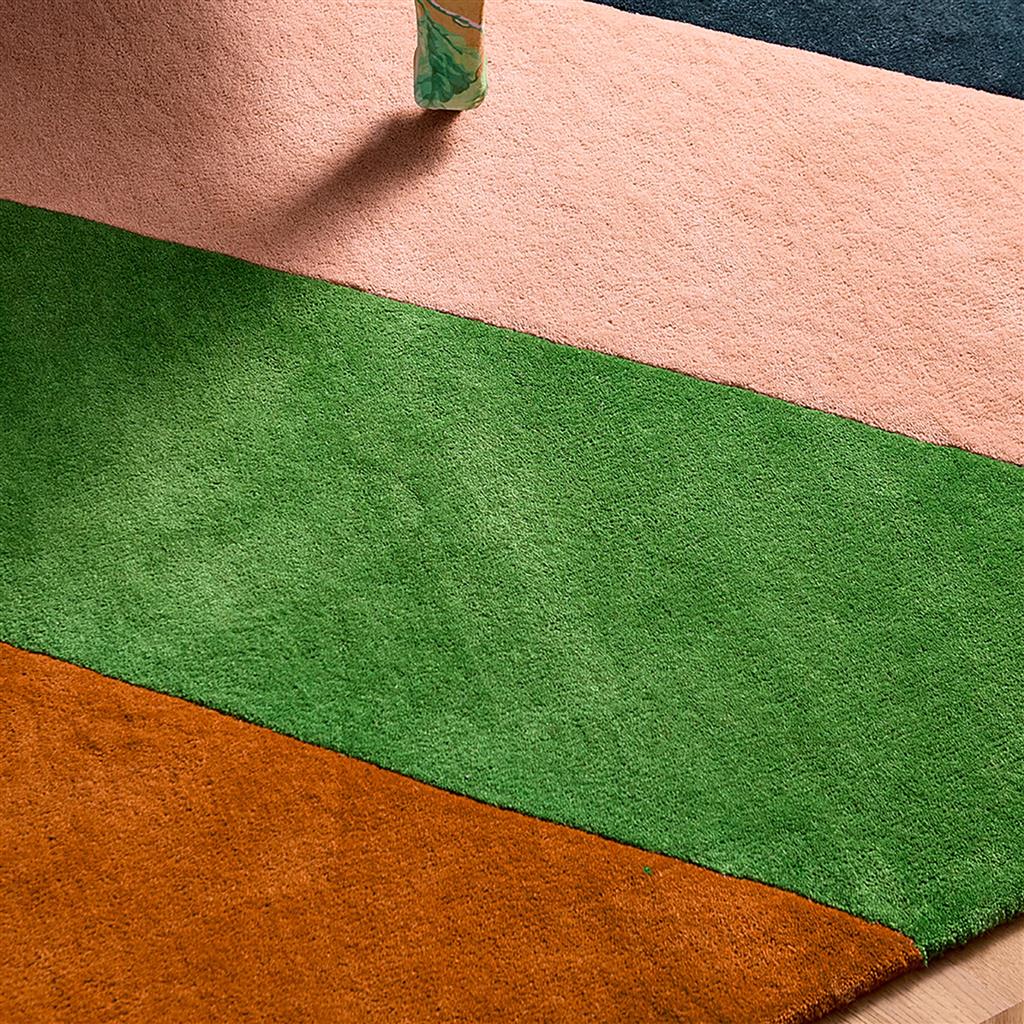 Emerald Amber Stripe Rug