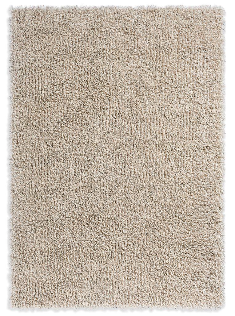 Beige Fluffy Shag Rug