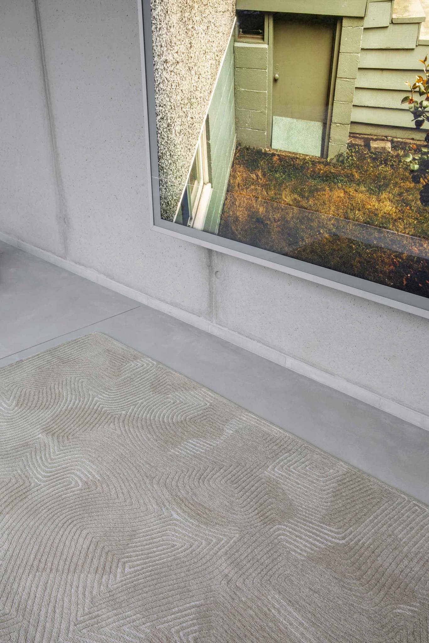 Beige Flatwoven Rug