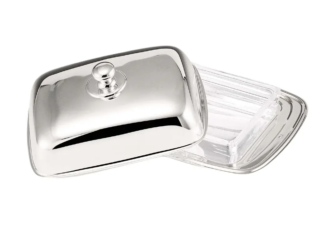 Silver-Plated Butter Dish