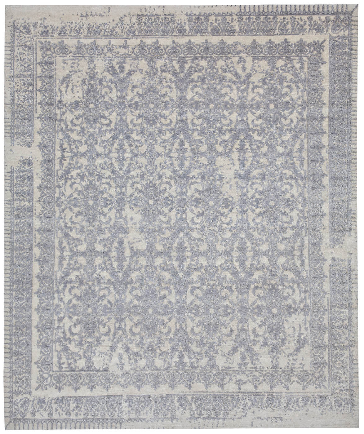 Wool / Silk Ferrara Grey Rug