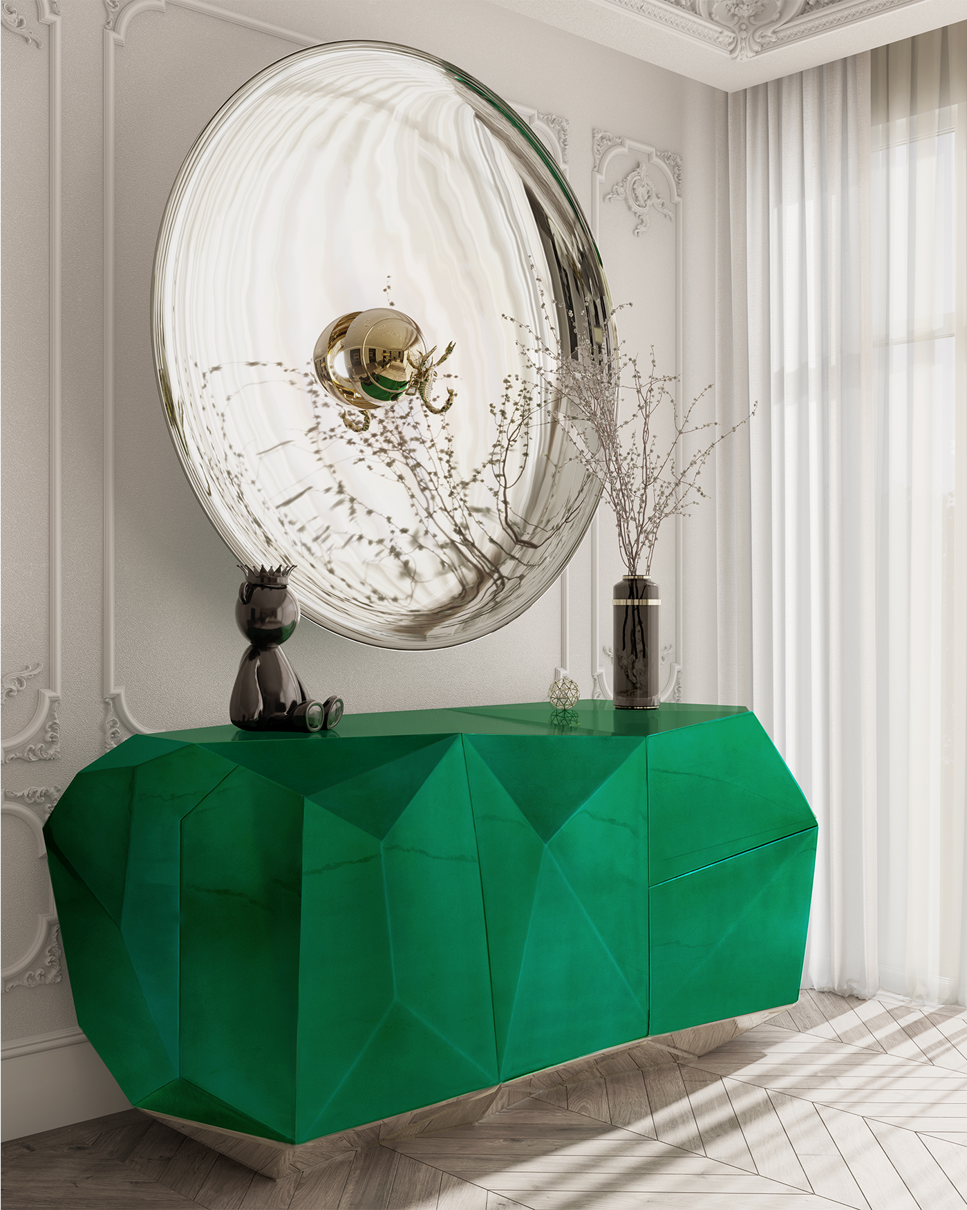 Prism Emerald Sideboard