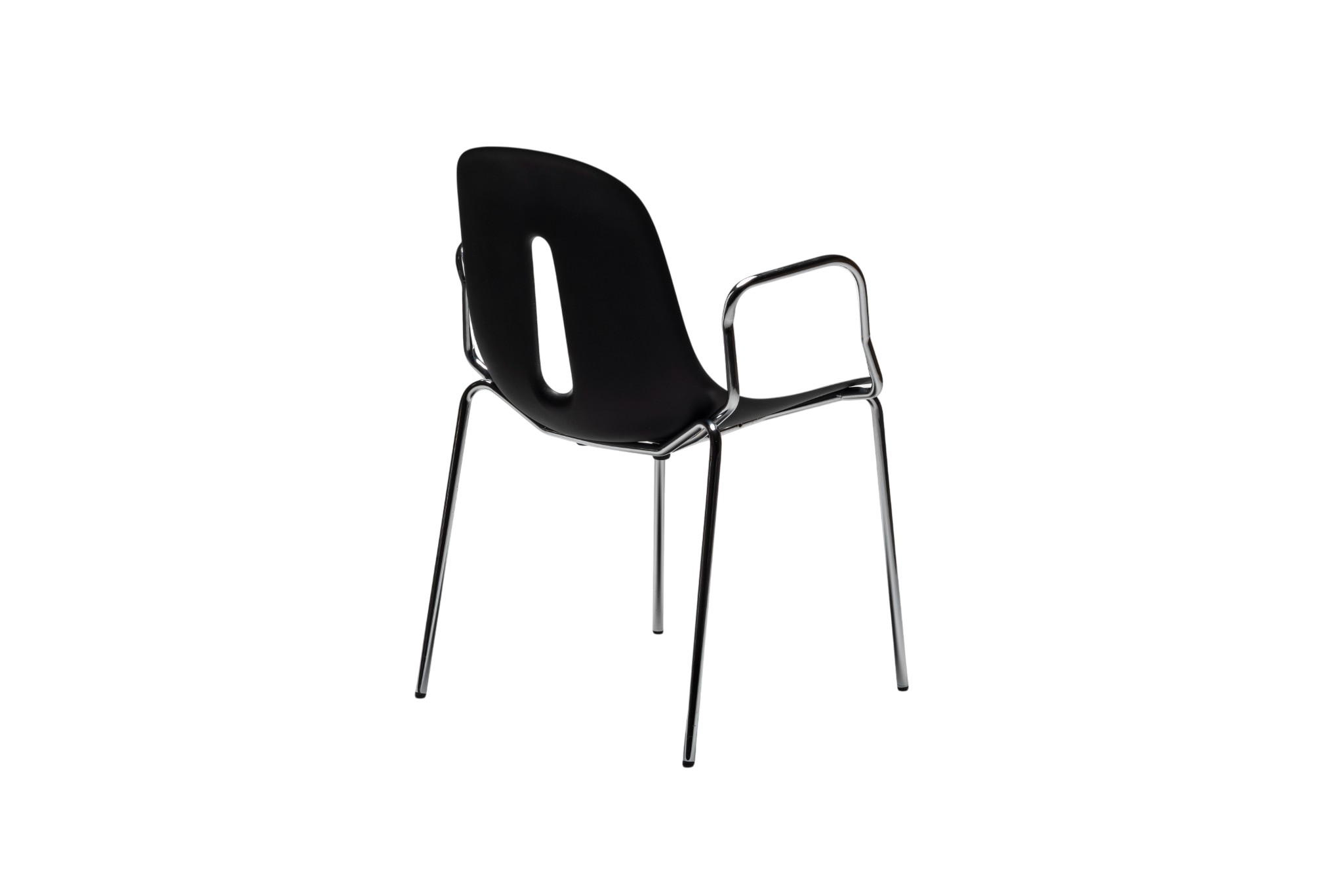 Gotham P Black & White Chair (2-Piece Set)