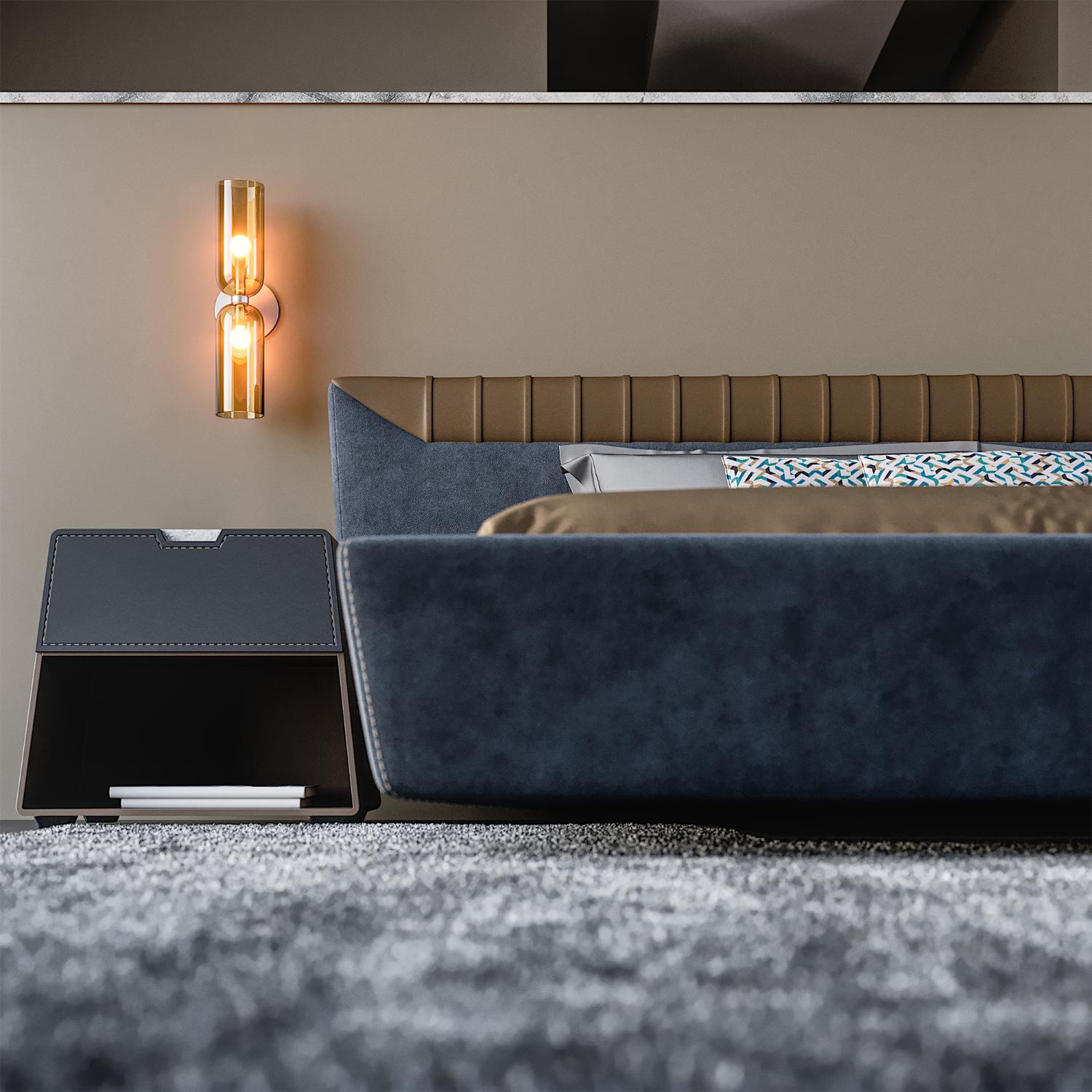 Mirzam Marble-Top Nightstand
