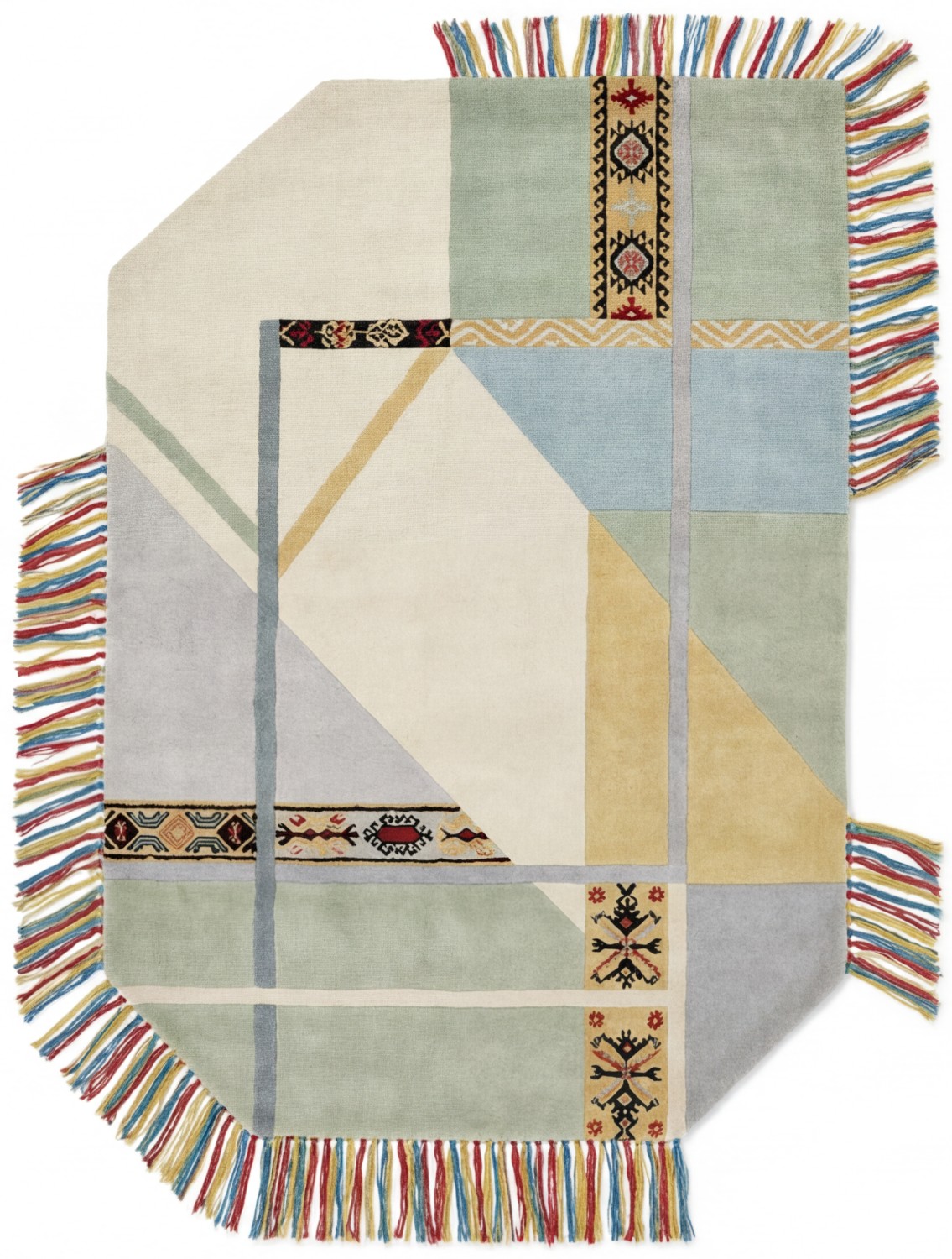 Radial Mosaic Artisan Rug
