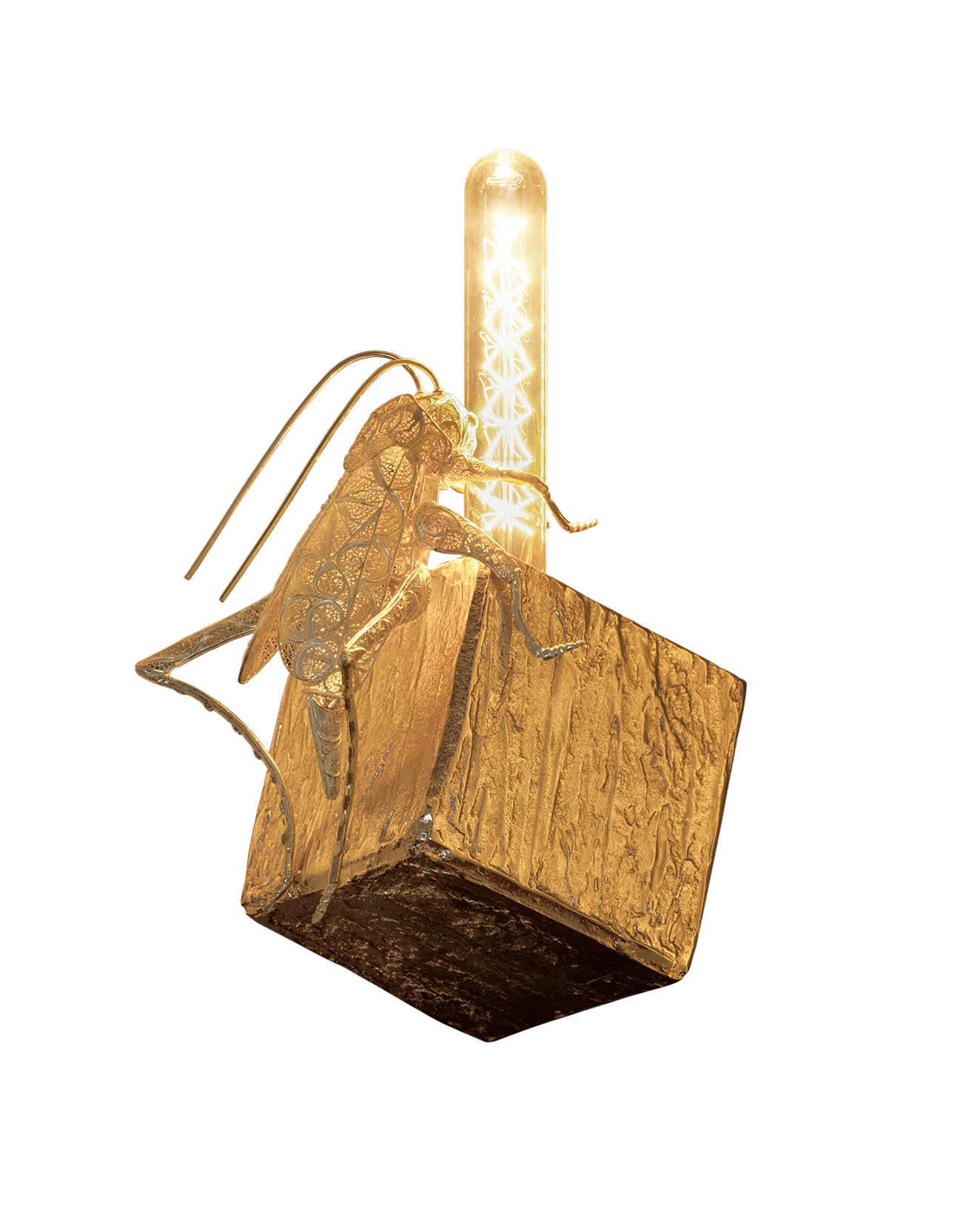 Geode Filigree Cricket Small Wall Lamp