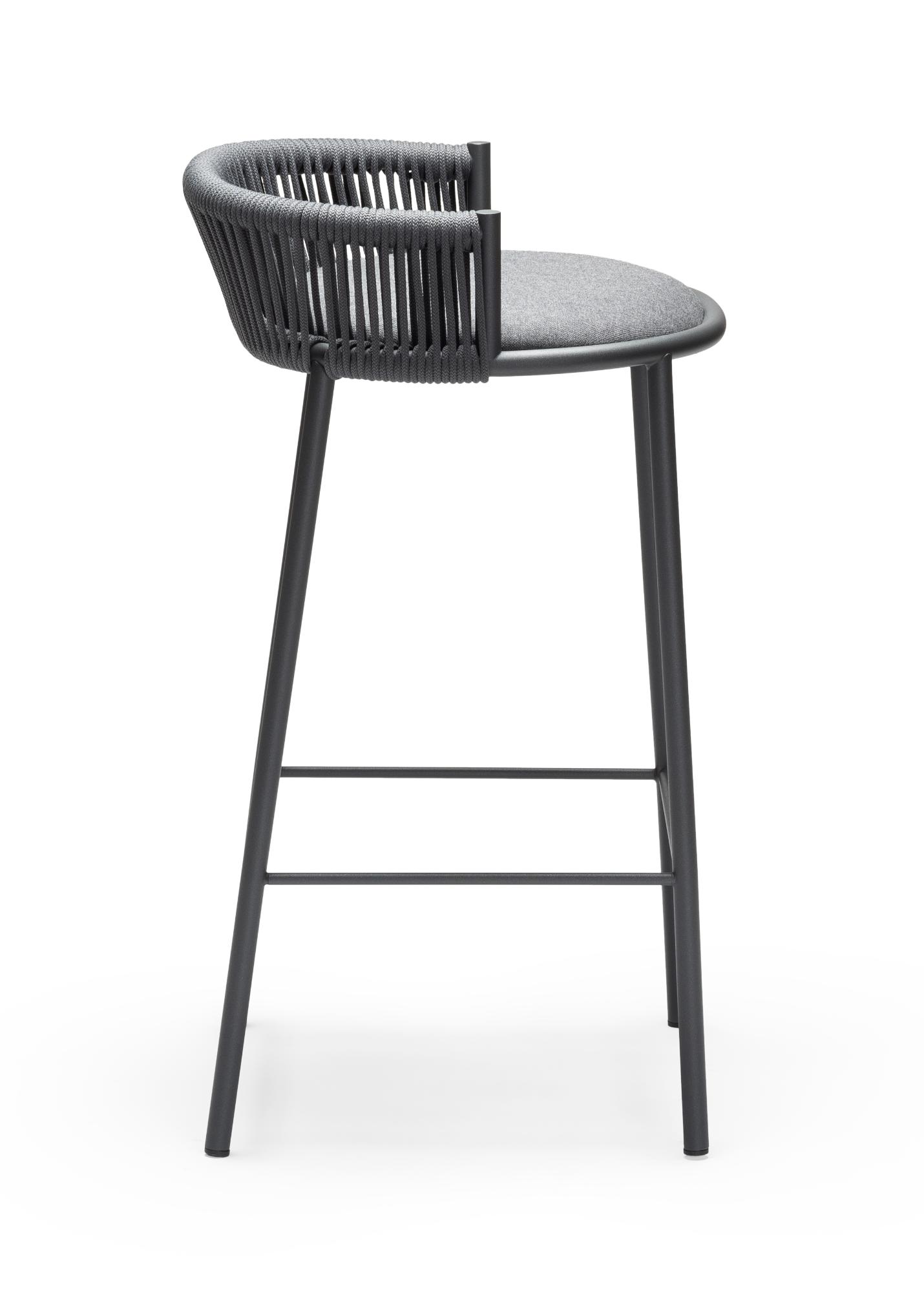 Millie SG-65 Gray Outdoor Bar Stool