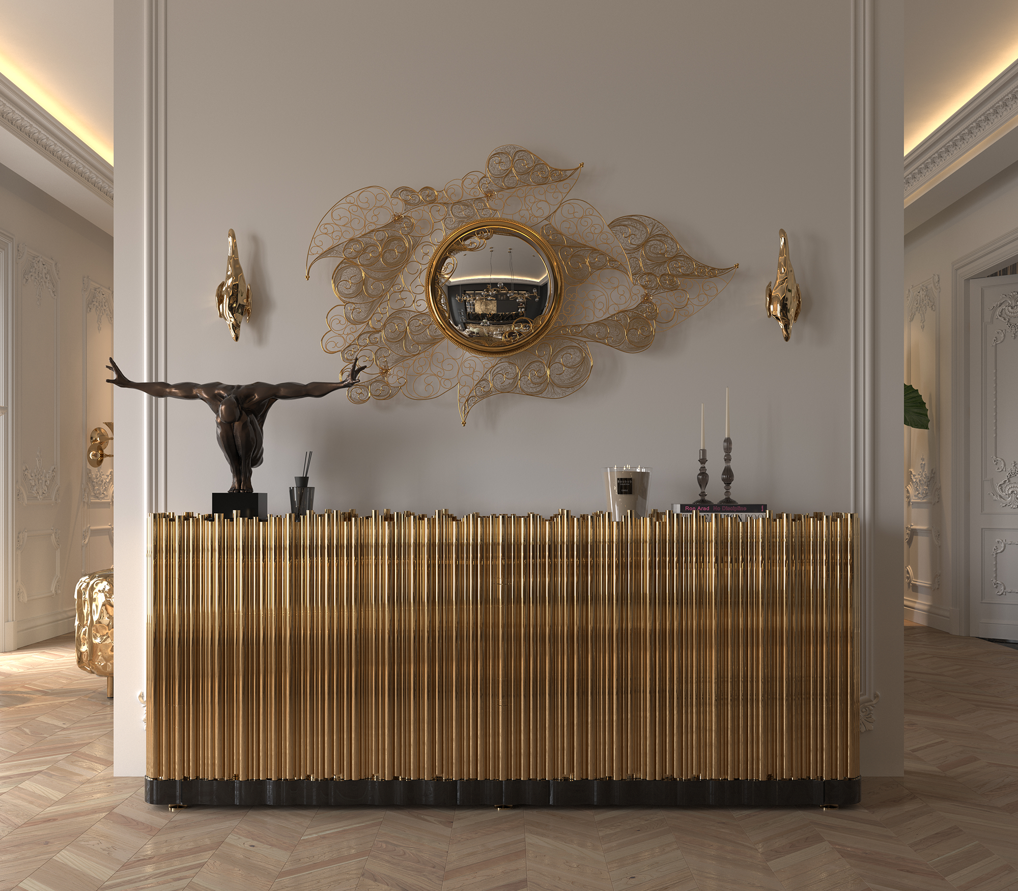 Harmony Gold Premium Sideboard