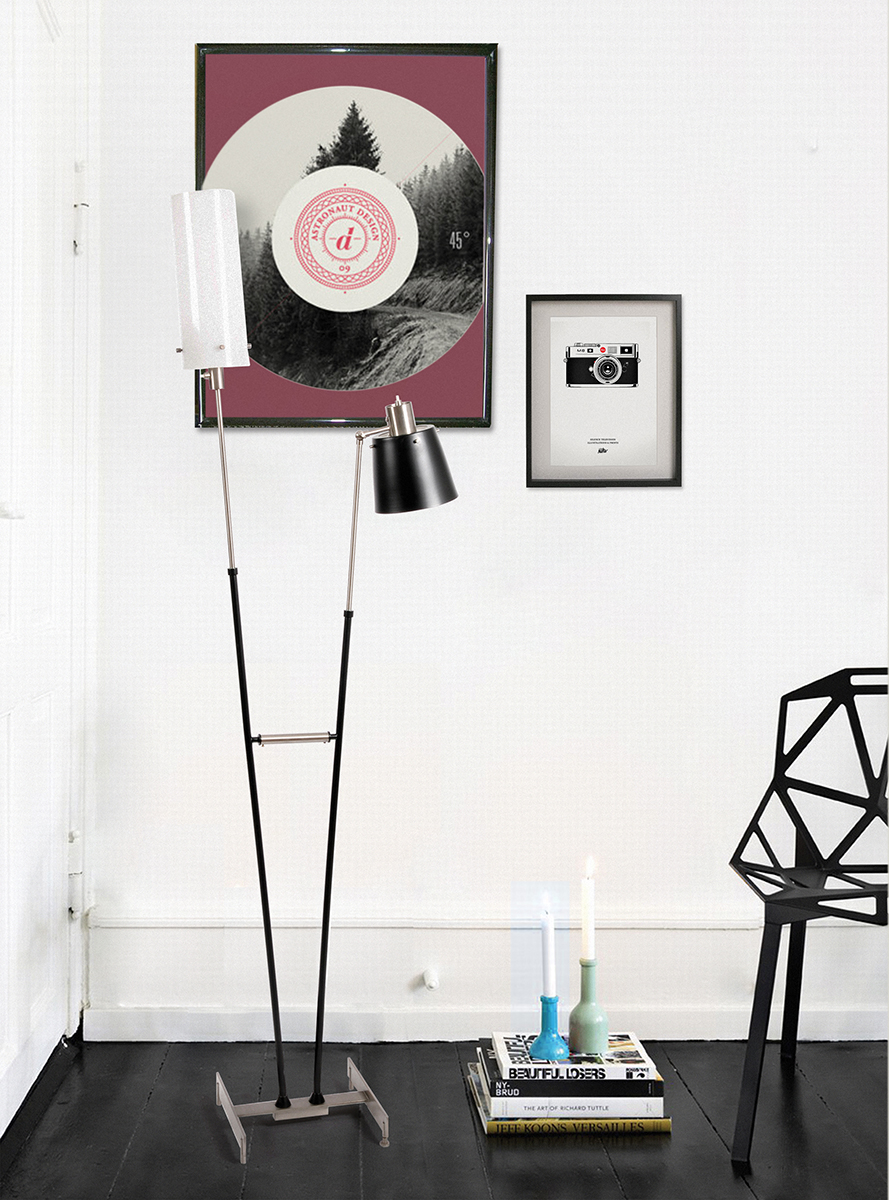 Trombonist Floor Lamp