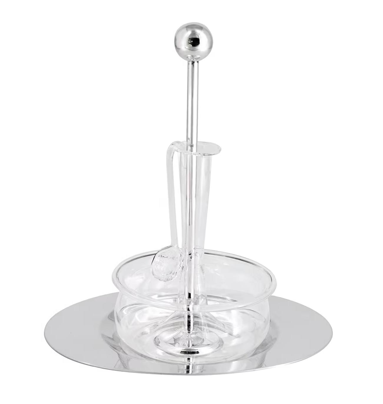 Silver Mustard Holder