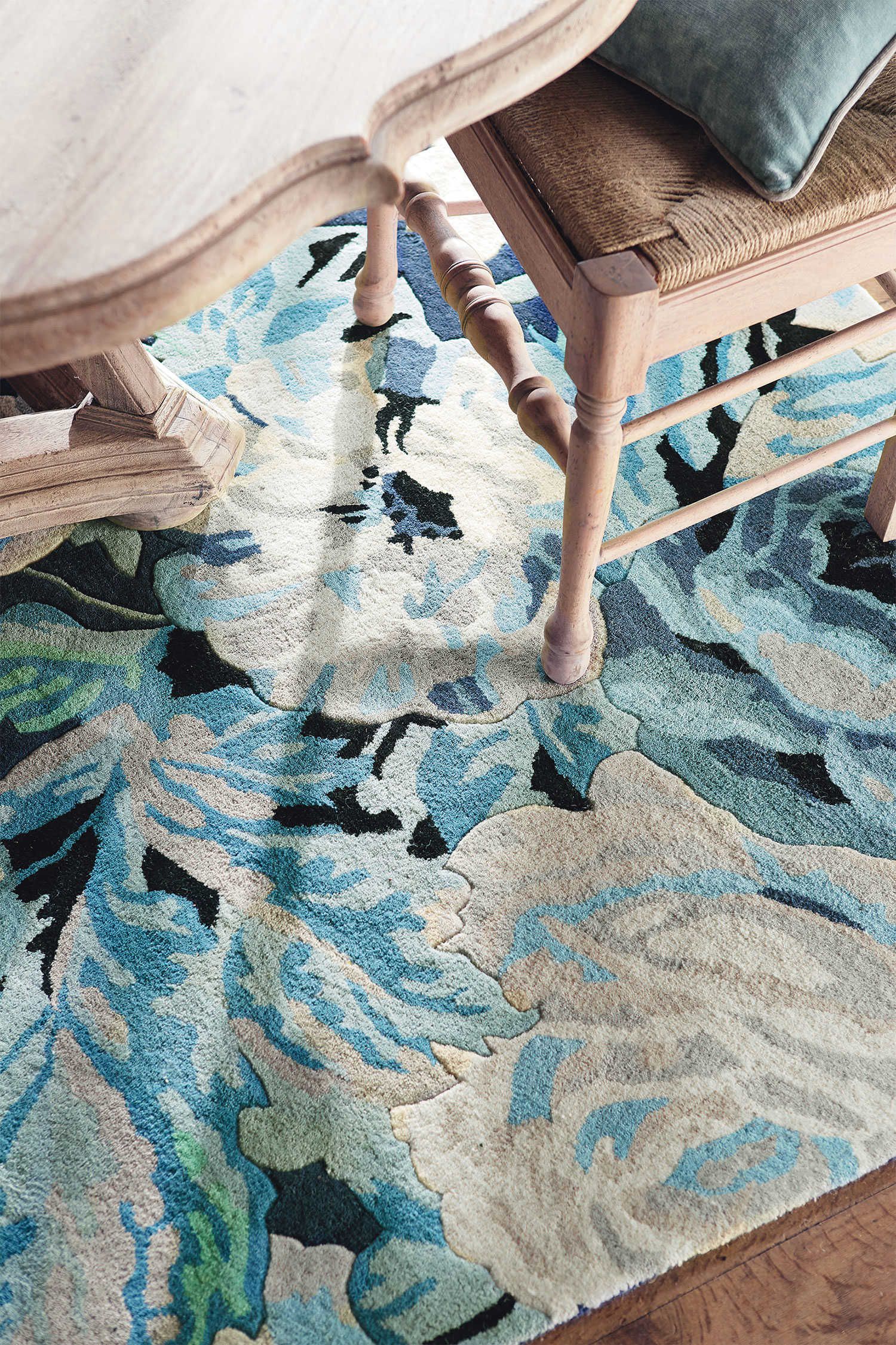 Stapleton Park Admiral Blue Handwoven Rug | Size: 8' 2