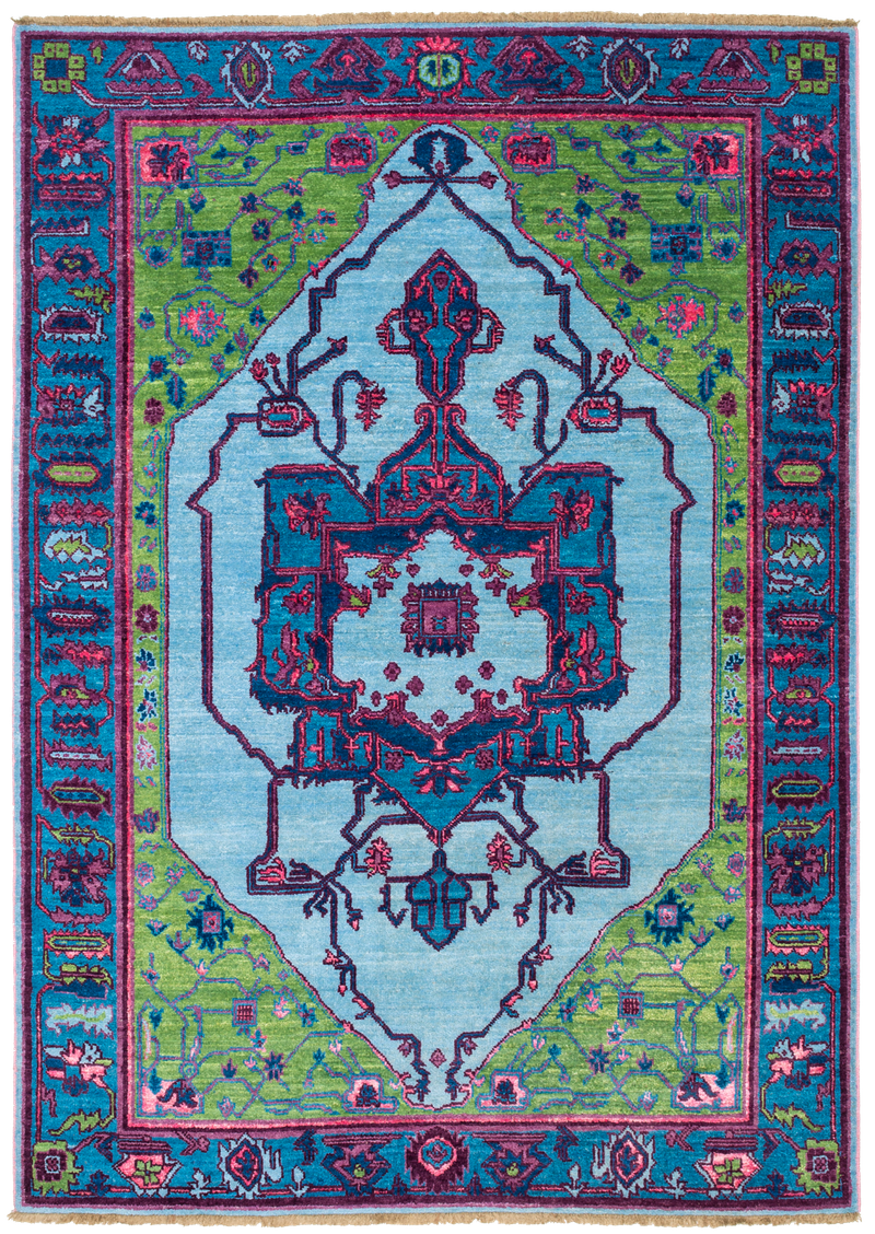 Azer Wool / Silk Designer Rug