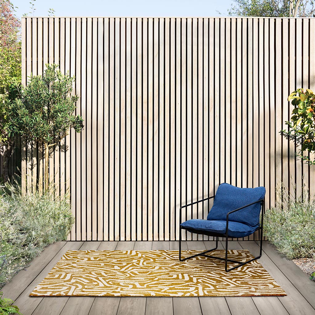 Ochre Gold Harmony Outdoor Rug