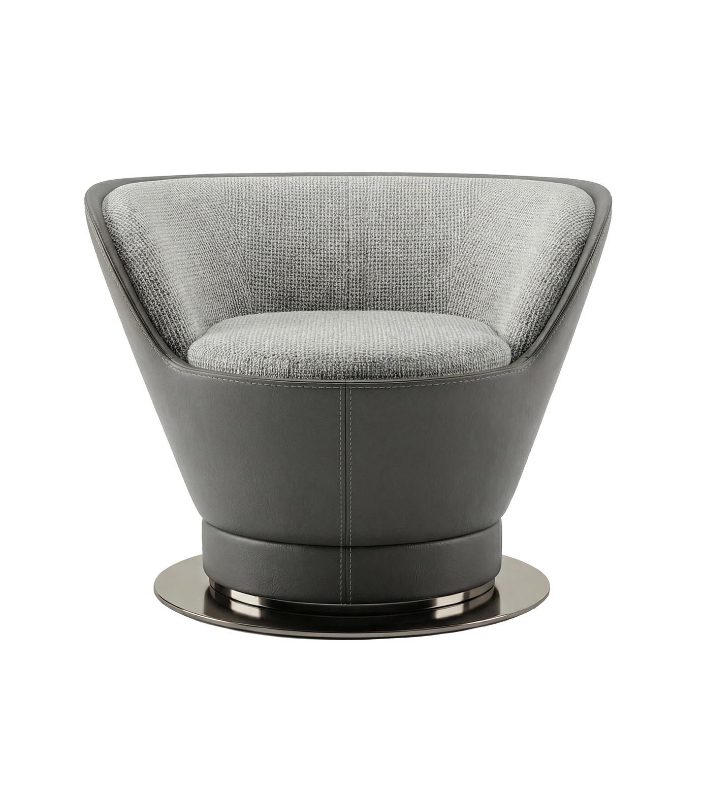 Aura Swivel Armchair