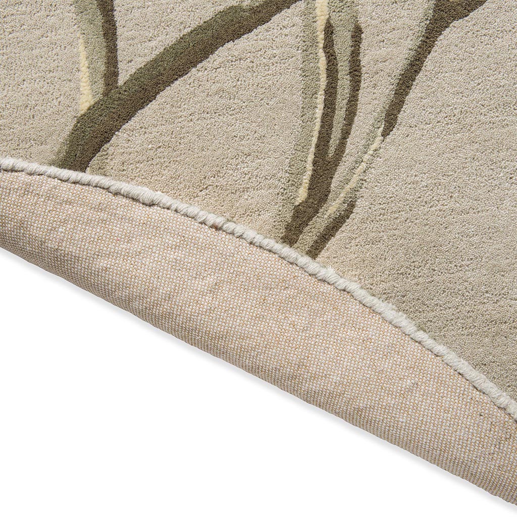 Natural Sage Green Round Rug