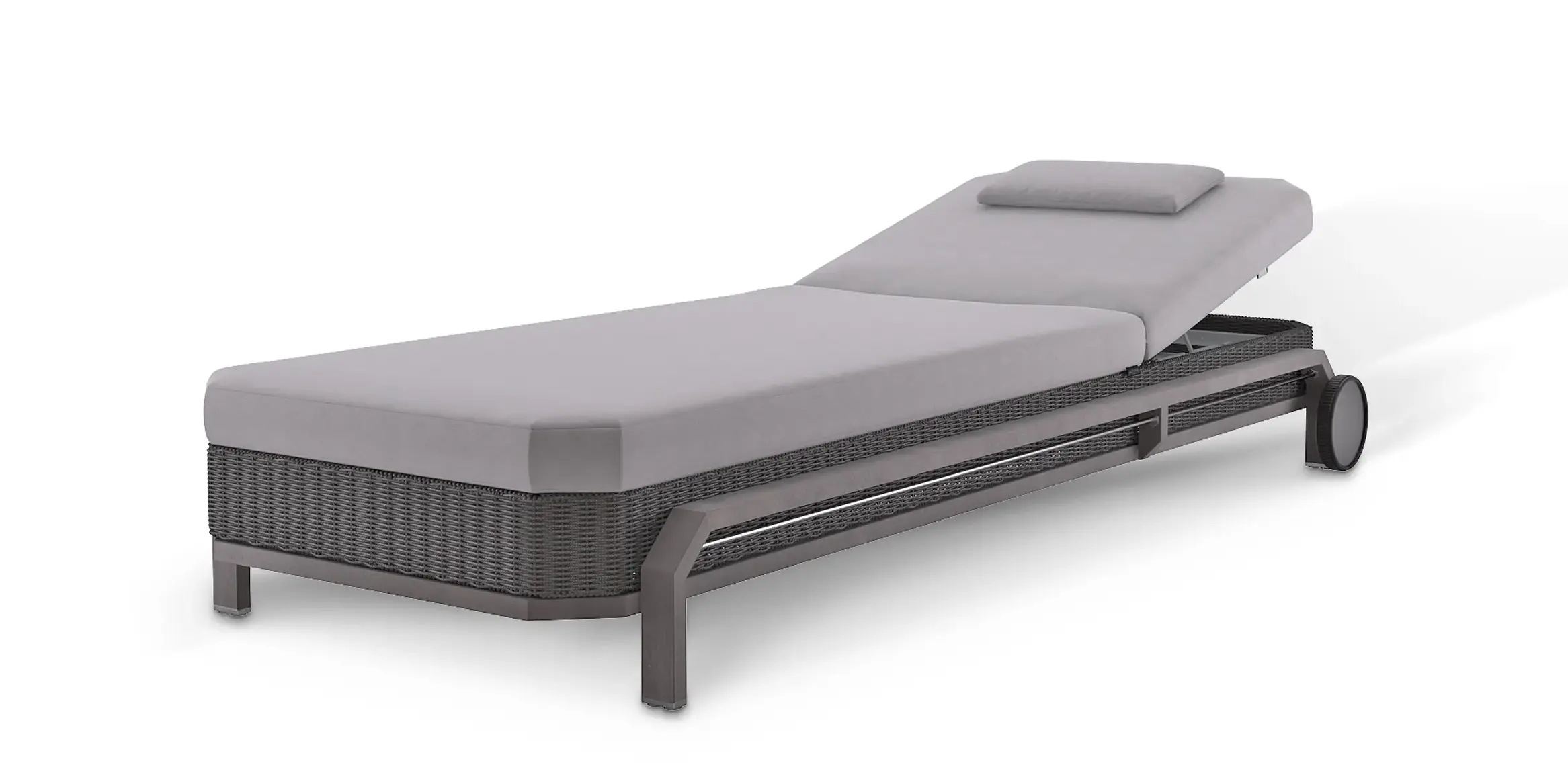 Heritage Grey Sunlounger