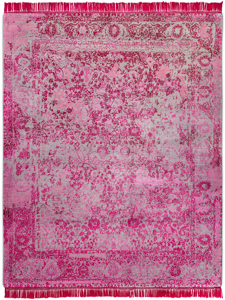 Eye Candy Pink Hand Woven Rug