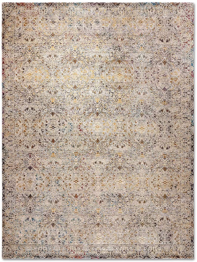 Ferahan Splash Luxury Handmade Rug