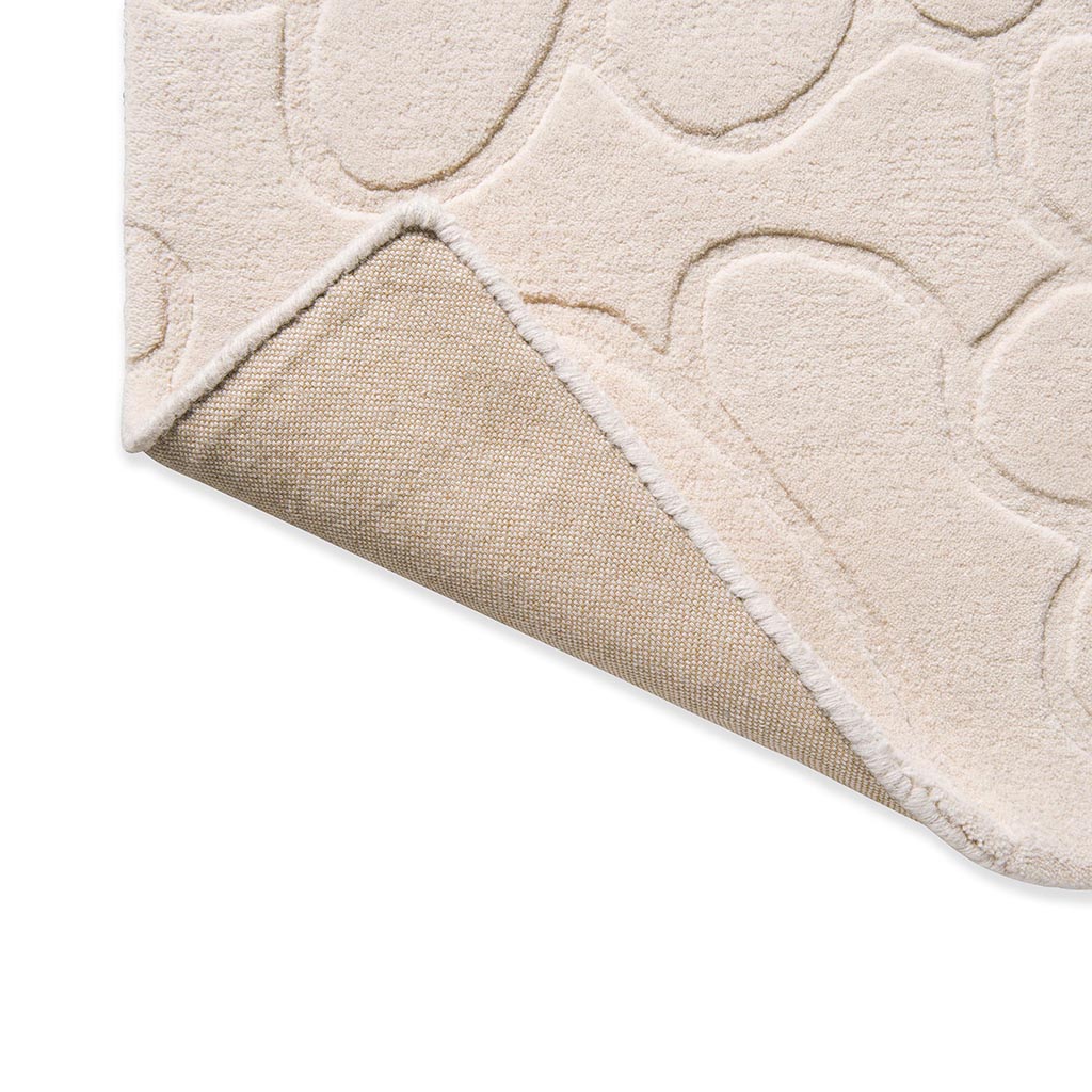 Ivory Cream Petals Rug