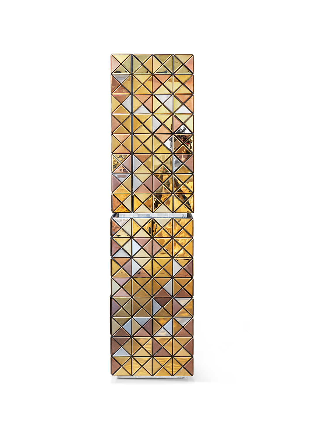 Mosaic II Gold Cabinet