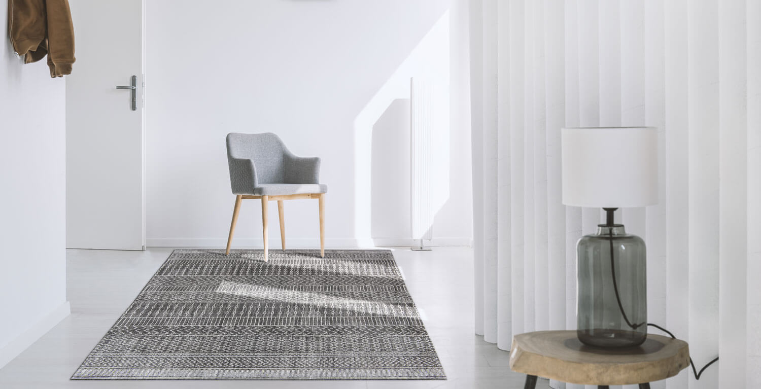  Amazigh Grey Premium Rug | Size: 5' 7