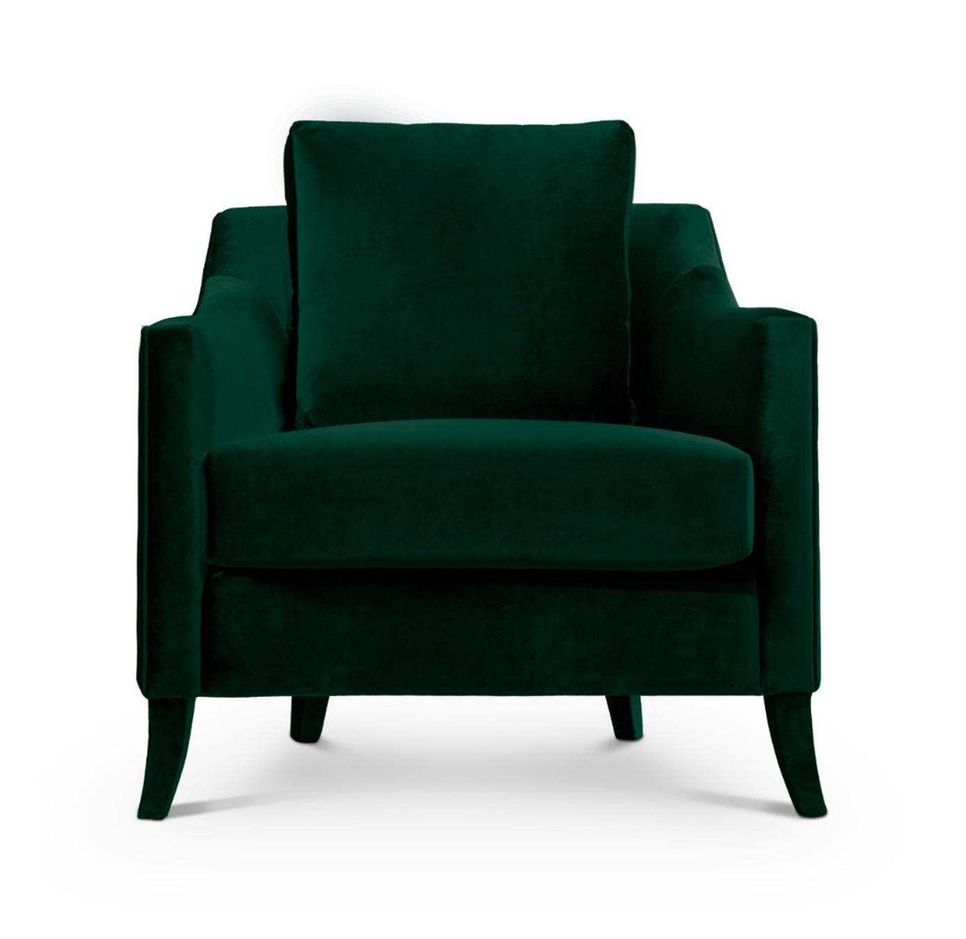 Plush Velvet Armchair