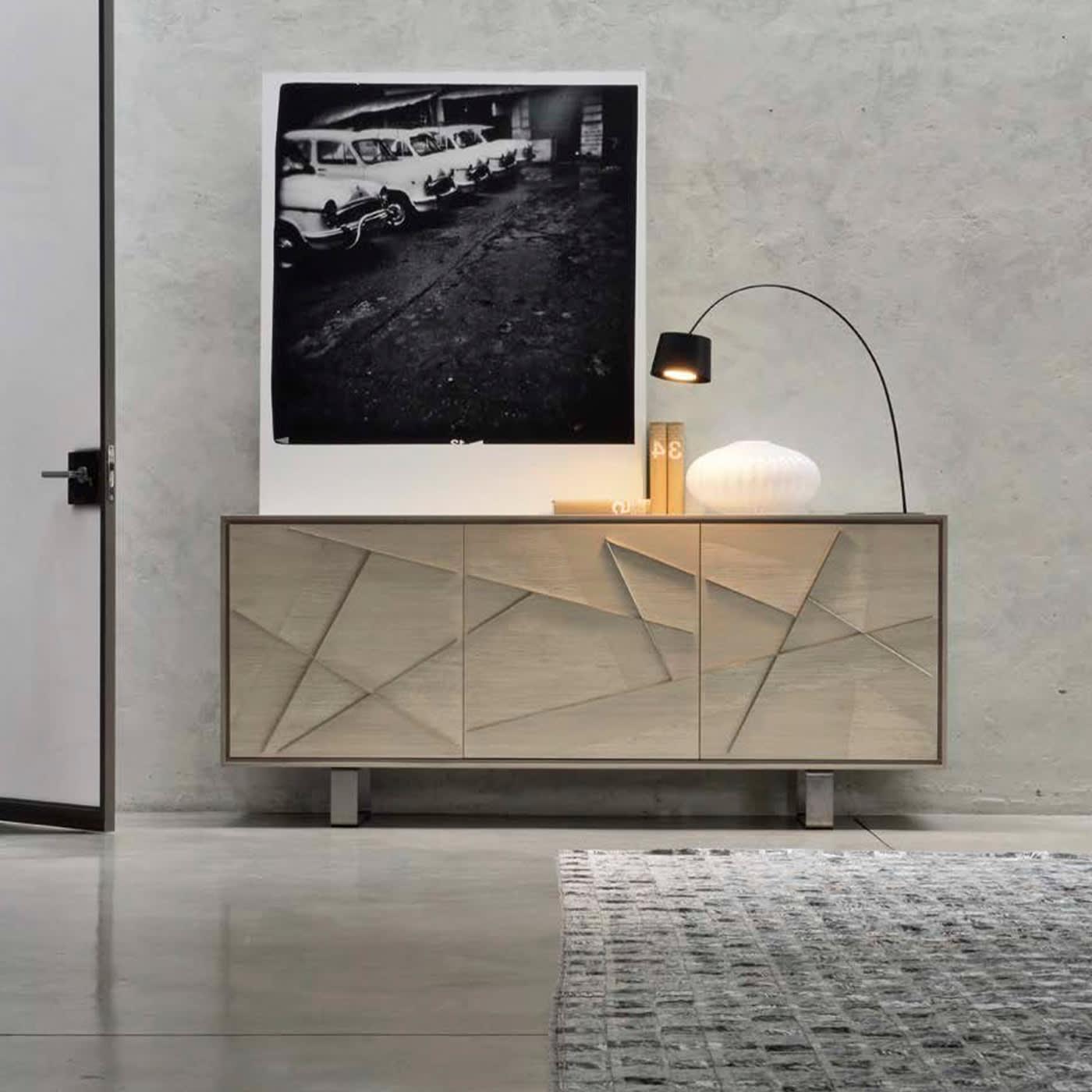 Materia Geometria 3-Doors Sideboard