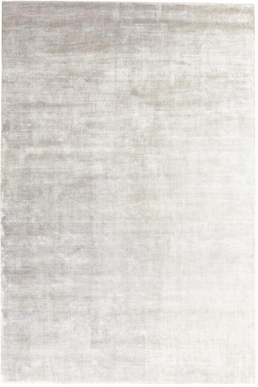 Plain Viscose Sand Hand-Woven Rug ☞ Size: 5' 3" x 7' 7" (160 x 230 cm)